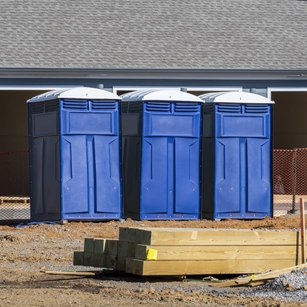 how can i report damages or issues with the portable restrooms during my rental period in Makaha HI